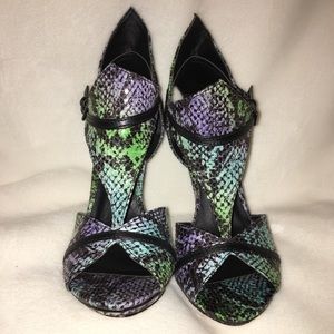 Zigisoho snake skin high heels